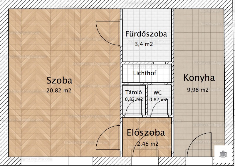 Belvárosi kislakás készülőben!